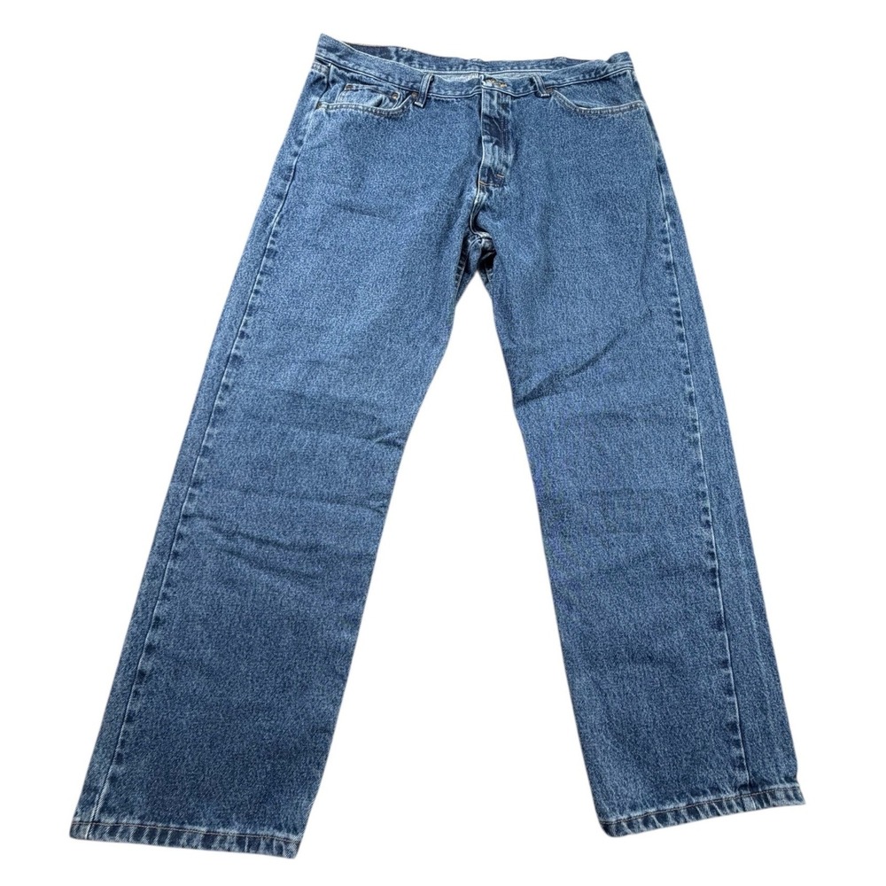 Vintage Wrangler 9760WDR Relaxed Fit Straight Leg Jeans Mens 40x30 Blue Denim